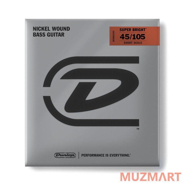 Dunlop DBSBN45105S Super Bright Nickel Струны для бас-гитары