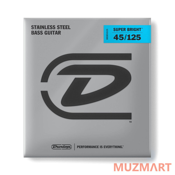 Dunlop DBSBS45125 Super Bright Steel Струны для пятиструнной бас-гитары