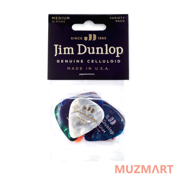 Dunlop PVP106 Variety Celluloid 12Pack Набор медиаторов