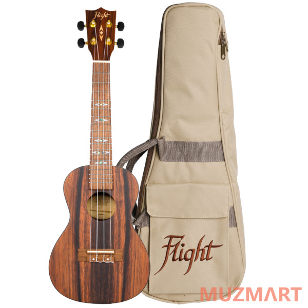 Flight DUC 460 CEQ AMARA Укулеле концертная с чехлом
