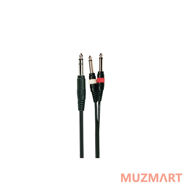 Soundking BB314-3M Аудиокабель джек 6.3 - 2X джек 6.3, 3 м