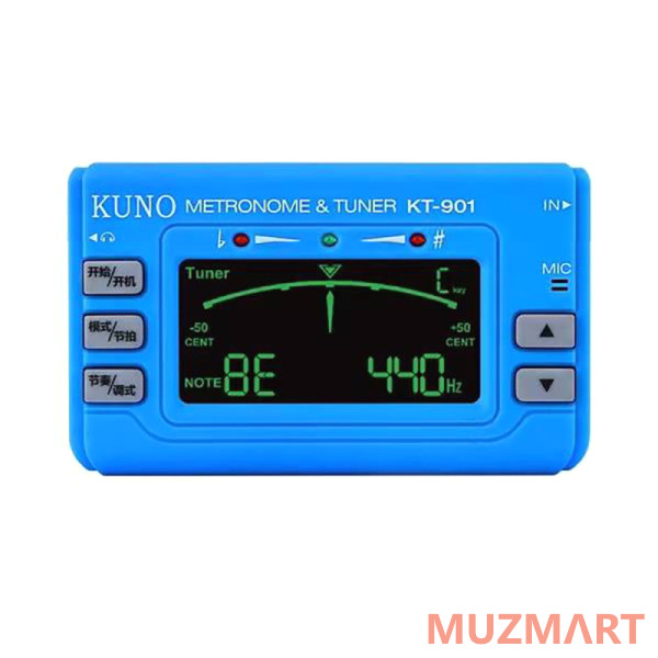 Kuno KT-901 синий Цифровой метроном-тюнер