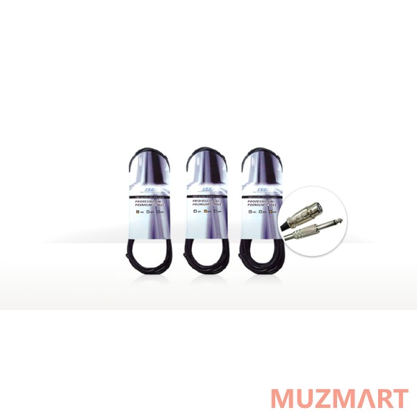 JTS XLR/P-20 RED Кабель 6 м с разъемами XLR-F/JACK