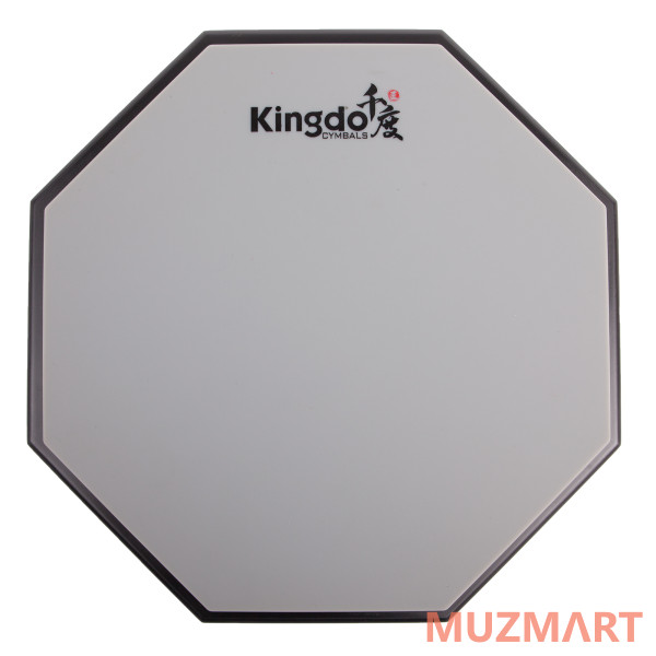 Kingdo DRUM PAD SILICAGEL GREY 12" тренировочный пэд