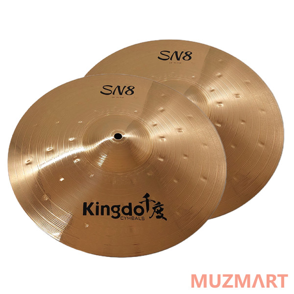 Kingdo SN8 HI-HAT тарелки хай-хэт, размер 14"