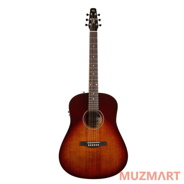 Seagull S6 Original Burnt Umber Presys II Электроакустическая гитара Dreadnought