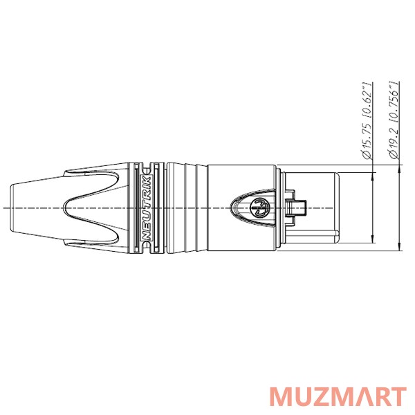 Neutrik NC5FXX Разъем XLR female кабельный 5 контактов