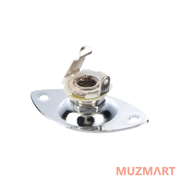 Musiclily M197 Выходной разъем электрогитары с накладкой, овальный
