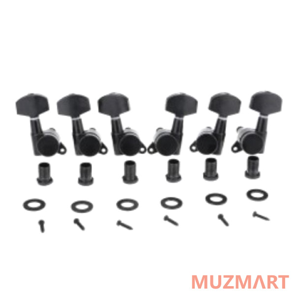 Musiclily MX1630BK-3MX1631BK-3 Колки для гитары, 3+3, локовые