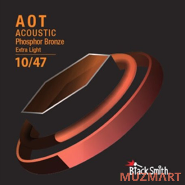 BlackSmith AOT Acoustic Phosphor Bronze Extra Light 10/47 Струны для акустической гитары