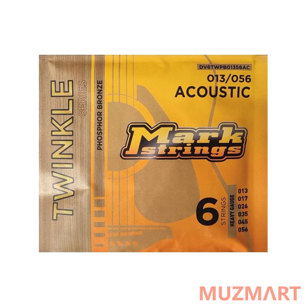 Markbass Twinkle Series DV6TWPB01356AC Струны для акустической гитары