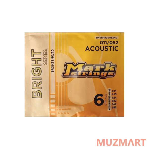 Markbass Bright Series DV6BRBZ01152AC Струны для акустической гитары
