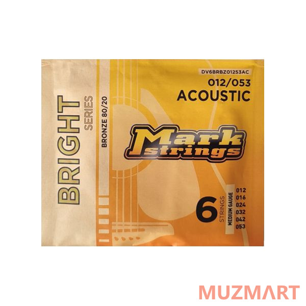 Markbass Bright Series DV6BRBZ01253AC Струны для акустической гитары