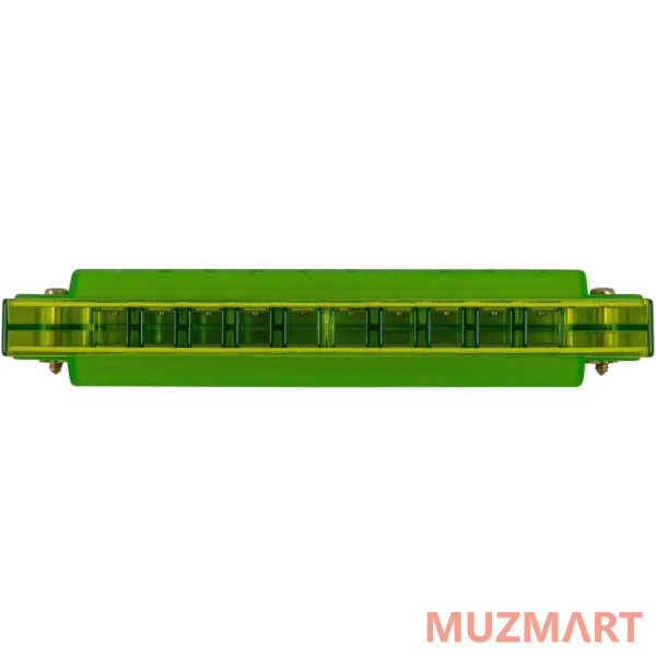 BEE DF10A-3 GREEN Губная гармоника диатоническая