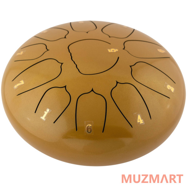 BEE DF1107 YELLOW Барабан язычковый Глюкофон