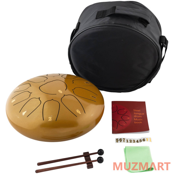 BEE DF1107 YELLOW Барабан язычковый Глюкофон