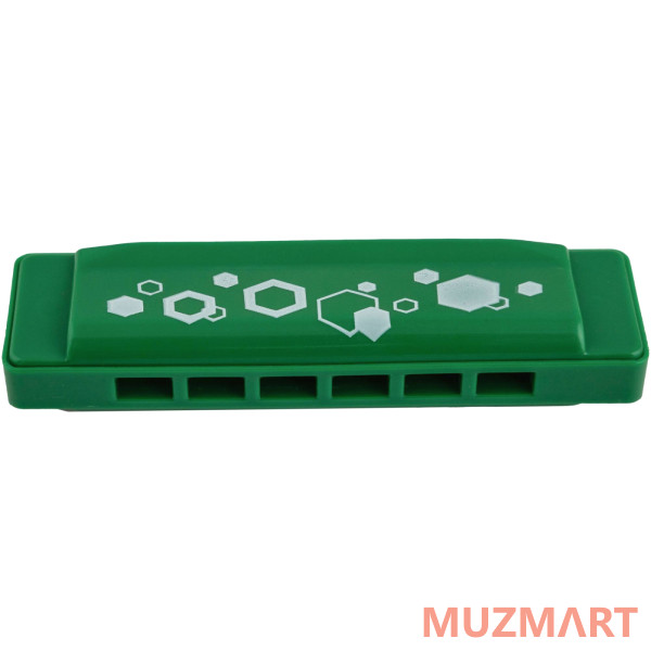 BEE DF6A GREEN Губная гармоника детская