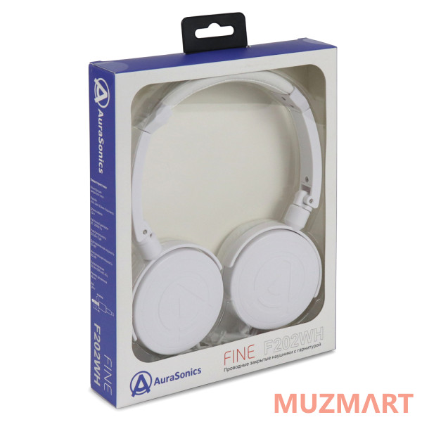 AuraSonics FINE F202WH Наушники проводные