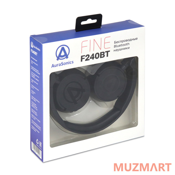 AuraSonics FINE F240BT Наушники с Bluetooth
