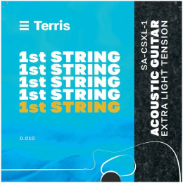 Terris SA-CSXL-1 Струна одиночная для акустической гитары