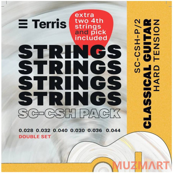 Terris SC-CSH-Pack/2 Струны для классической гитары