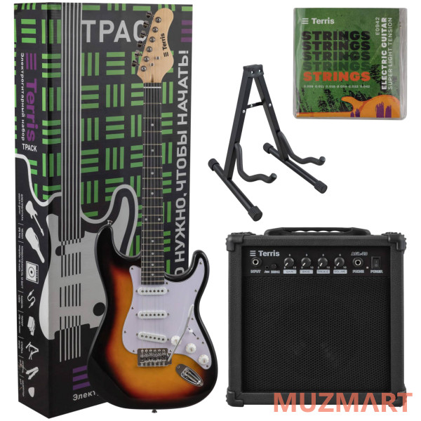 Terris TPACK-TST-040 SB Электрогитара в наборе