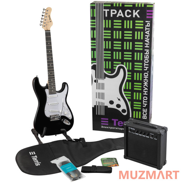 Terris TPACK-TST-045 BK Электрогитара в наборе