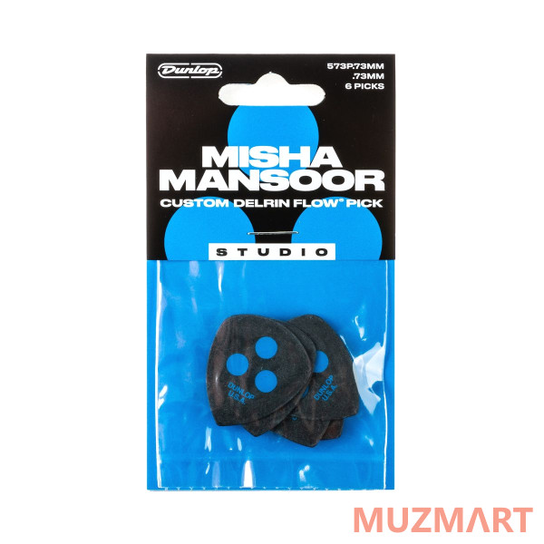 Dunlop 573P073MM Misha Mansoor Custom Delrin Flow 6Pack Медиаторы