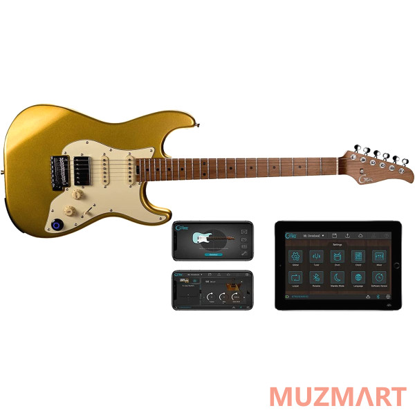 Mooer GTRS S801 Gold Электрогитара со встроенным процессором