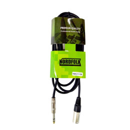 NordFolk NMC211/15M Кабель XLR male - 6.3 мм jack stereo