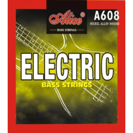 Alice A608(4)-L Light Комплект струн для бас-гитары, сталь/сплав никеля, 040-095