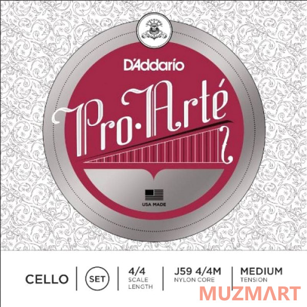 D'Addario J59 4/4M PRO-ARTE Струны для виолончели