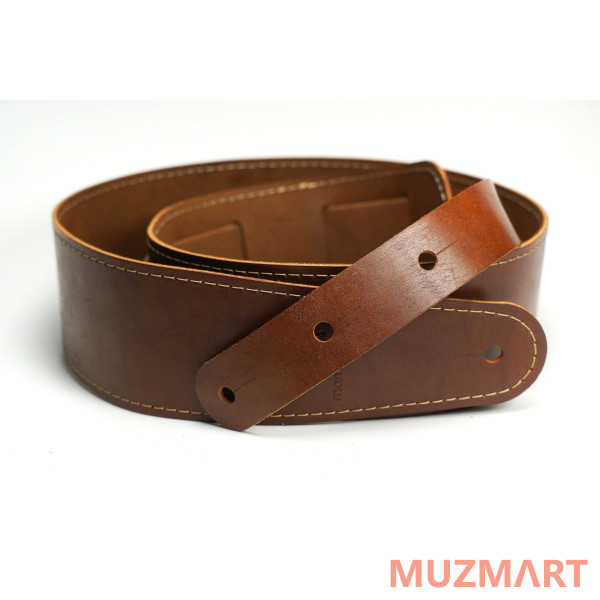 Mamba straps MB6061-116-1 Ремень для гитары, кожаный, коньяк