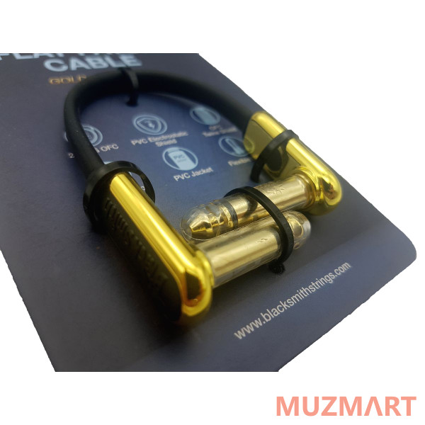 BlackSmith Patch Cable Gold Flat 0.98ft GSFPC-30 Патч-кабель