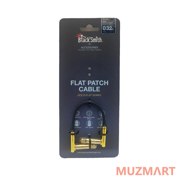 BlackSmith Gold Flat 0.32ft GSFPC-10 Патч-кабель