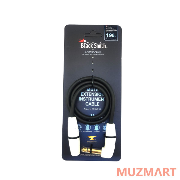 BlackSmith Mute Extension Instrument Cable 1.96ft MEIC-STA60 Инструментальный кабель