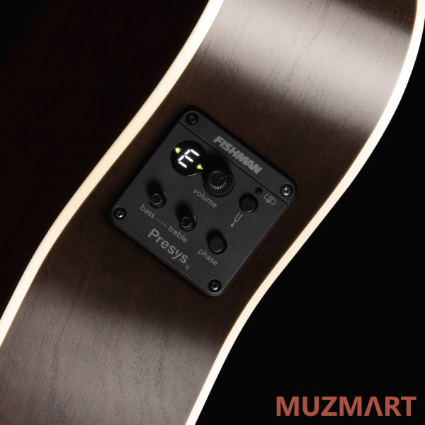Art & Lutherie Americana Faded Black CW Presys II Электроакустическая гитара