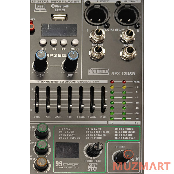 NordFolk NFX-12USB Микшерный пульт
