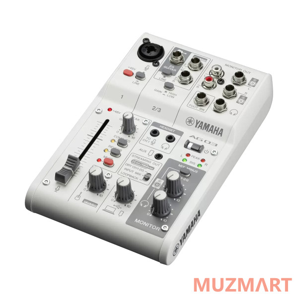 Yamaha AG03MK2 White Трехканальный USB-микшер
