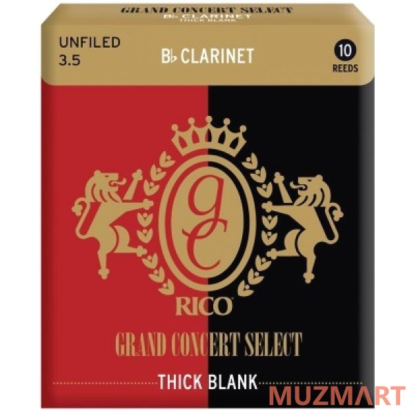 Rico RCJ1035 Grand Concert Select Трости д/кларнета Bb, Unf, №3.5