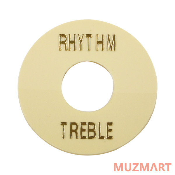 Hosco LP-SW-I Накладка под переключатель Treble/Rhythm, кремовая