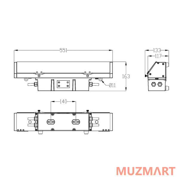 Silver Star SS5421TCT AUROLITE 80 WHITE IP (TC) Прибор панорамной заливки