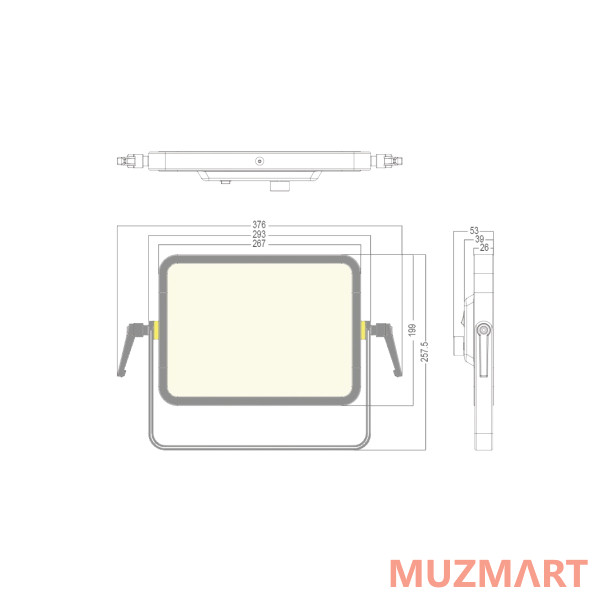 Silver Star SS5521TC Y-PLANO 500 TC Широкоугольный светильник типа «soft-panel»
