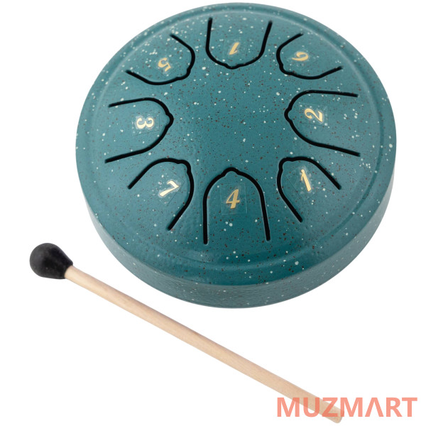 BEE DF1113 GREEN Барабан язычковый Глюкофон