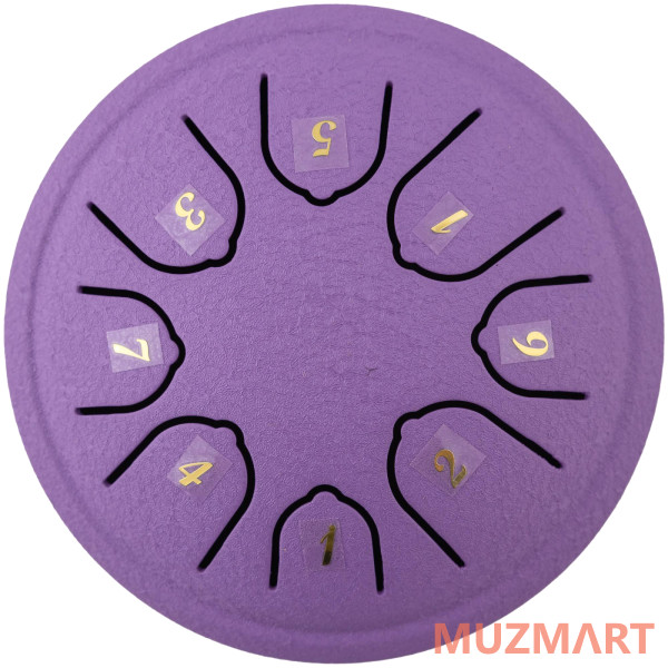 BEE DF1113 PURPLE Барабан язычковый Глюкофон