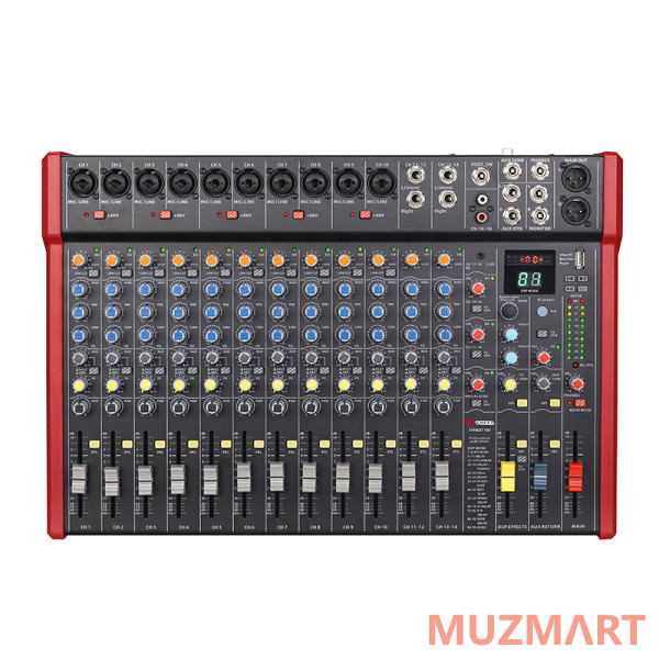 Volta STARLET 102 Микшерный пульт с многоформатным аудиоплеером, цифровым процессором эффектов и аудиоинтерфейсом