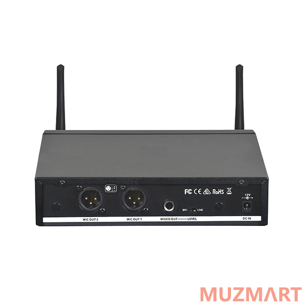 Volta DIGITAL 0202 PRO+ Микрофонная цифровая радиосистема с двумя ручными микрофонами со сменными капсюлями – динамическими и конденсаторными