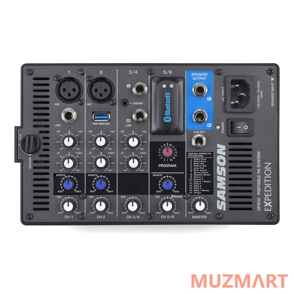 Samson Expedition XP300B Мобильный звуковой комплект