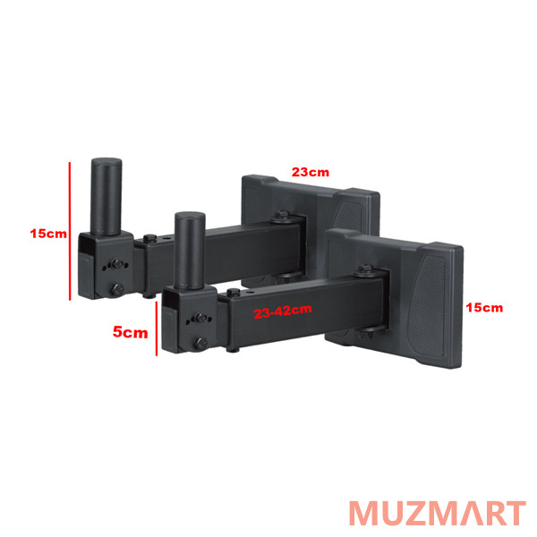 ECO WSS022 Black Настенный L образный кронштейн для акустических систем