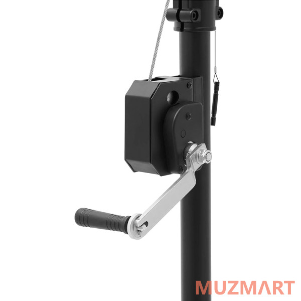 ECO LS084W300 Black Стойка для подвеса световых приборов с лебедкой